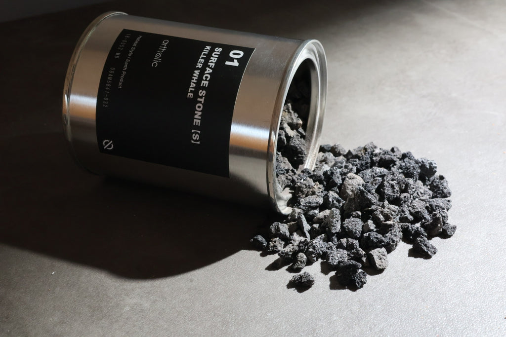 【SURFACE STONE】S KILLER WHALE(黒)_化粧石/ハビタットスタイル#artholic